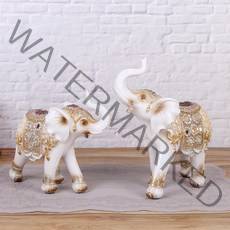 황실 코끼리부부 장식품 중 2p