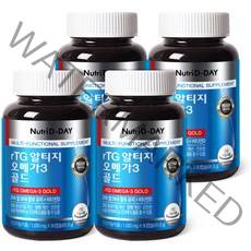 뉴트리디데이 rTG 알티지 오메가3 골드, 4개, 91.8g