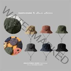 믹스MICS 남녀공용 넓은챙 골프 등산 벙거지 모자 썬캡 방수 접이식 수납 턱끈 스트랩 여성 남성 캠핑 낚시 아웃도어 사파리 버킷햇 모자, 베이지(Free Size)