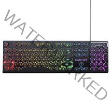 Eweadn 레인보우 라이트 펑크 에디션 유선키보드, 블랙, GX30Z, 일반형