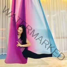 플라잉요가해먹 가정용 플라잉 요가 6color 기구 설치 공중요가 세트 스트레칭 해먹, 단일사이즈, 롤랜드 주니어 원미터