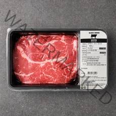 쉐프 파트너 미국산 블랙앵거스 윗등심 스테이크용 (냉장), 400g, 1개