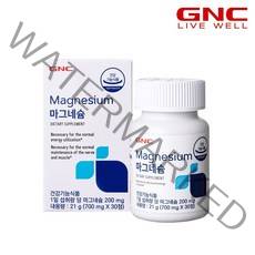 GNC 마그네슘, 1개, 30정
