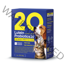 퍼센트퍼센트 반려동물 루테인 프로바이오틱스 20 유산균 30p, 1개, 루테인 유산균