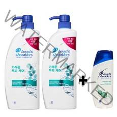 헤드앤숄더 가려운 두피케어 샴푸 세트 850ml 2p + 80ml, 1세트