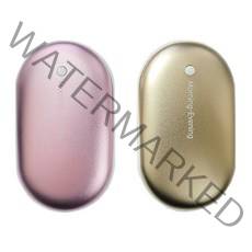 아침과저녁 가벼운 USB 충전식 손난로 보조배터리 케이블 겸, 핑크