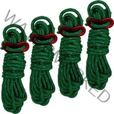 오즈니 캠핑 반사 텐트 스트링 로프 4p, 그린