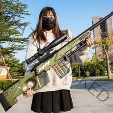 서바이벌 탄피배출 특공대 에땁 스나이퍼 AWM 너프건, 그린 + 40총알+16탄