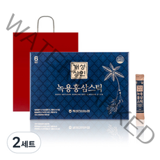 개성상인 녹용 홍삼 스틱 30개입 + 쇼핑백, 300ml, 2개