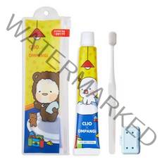 크리오 옴팡이 휴대용 칫솔치약세트, 1세트