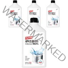무균무때 세탁조클리너, 4개, 500ml