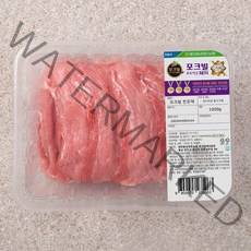 포크빌포도먹은돼지 뒷다리살 불고기용 (냉장), 1kg, 1개