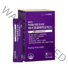 뉴트리코어 여성 유산균 이너 프로바이오틱스, 30개, 2g