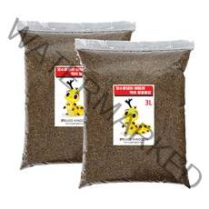 벅스킹덤 장수풍뎅이 애벌레먹이 발효톱밥 3L, 혼합색상, 2개