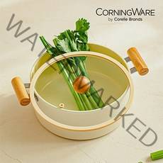 코닝웨어 버터 인덕션 세라믹 쿡웨어 24cm 양수냄비, 340x255x150mm