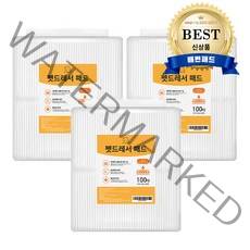 펫드레서 흡수력 좋은 배변패드 18g, 100매, 3개