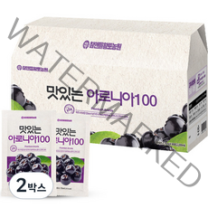 참앤들황토농원 맛있는 아로니아100 즙 30p, 2100ml, 2박스