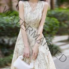 페이퍼먼츠 고에홀 민소매 버튼 여름 원피스 04707