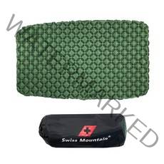 스위스마운틴 캠핑 에어매트 + 파우치 + 펑크수리키트, 2인용