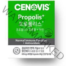 세노비스 프로폴리스+ 아연 48g, 80정, 1개