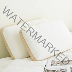 일라오 프리미엄 메모리폼 베개, 베이지