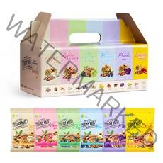 자연루 투데이 너트한줌 6종 x 5p 세트, 600g, 1세트