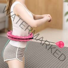 스마트 다이어트 훌라후프 지압 뱃살운동 3fit 실내 훌라후프 신수지훌라후프, 퍼플