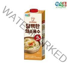 [정식품] 간단요리사 담백한 채소육수 950mlx6팩, 950ml, 6개