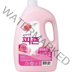 피죤 프리미엄 섬유유연제 핑크로즈 용기, 3000ml, 4개