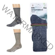 스마트울 메리노울 클래식 라이트쿠션 크루 기능성 하이킹 양말, M, LIGHT GRAY