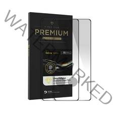 케이맥스 지문인식 풀커버 강화유리 필름 세트, 2매