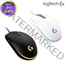 로지텍코리아 G102IC 2세대 LIGHTSYNC 게이밍 마우스 벌크 정품, 블랙