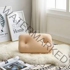 베네베딩 빨아쓰는 건빵베개, 베이지, 1개