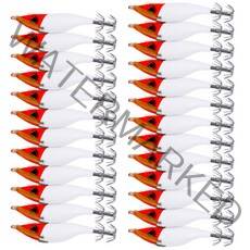 KD조구 왕눈이 에기 25개입 세트, 레드헤드