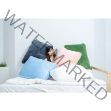 [슬립슬러] 말랑구름 필로우 대형쿠션 모찌필로우 애착인형 쿠션, 스카이블루