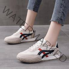 Prosekor 여성 운동화 플랫 슬립온 캔버스 뮬운동화 키높이 스니커즈