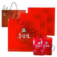 정관장 6년근 홍삼 홍삼원 90포 4500ml+쇼핑백 부모님 면력 여행 골프 명절 선물세트 1개, 1세트