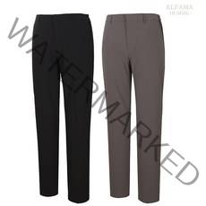 엘파마 부분 밴딩 솔리드 슬림 경량 팬츠