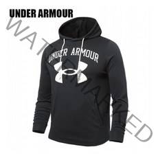[언더아머] 남성용 라이벌 테리 빅 로고 후드티 1361559_001