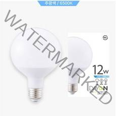 데이온 LED볼램프 롱타입 G95 LED12W[주광색], 1개, 주광색