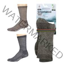 스마트울 메리노울 클래식 풀쿠션 크루 기능성 하이킹 양말, L, MEDIUM GRAY