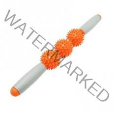 근육 이완 마사지 스틱 다목적 요가 스틱 근육 롤러 도구 훈련 장비 어깨 허리 팔 다리, 주황색