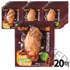 조아닭 THE 소스가 맛있는 닭가슴살 숯불양념갈비맛 100g 20팩, 20개