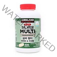 커클랜드 시그니쳐 실버 멀티비타민, 430정, 1개
