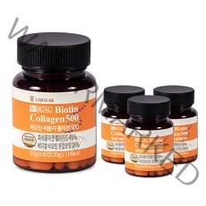 비디컬 비오틴 저분자 피쉬 콜라겐 500 펩타이드 엘라스틴, 60정, 4개