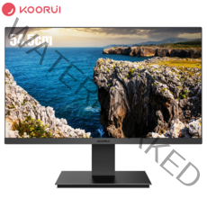 KOORUI FHD 업무용 평면 모니터 리얼 75Hz/초슬림 베젤/22 24 27인치/LED/프리싱크 G-sync지원, 54.5cm 22N1
