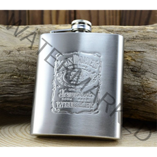 Jack Daniel hip flask 잭다니엘 힙 플라스크 스텐리스 수통, 와이드 플라스크