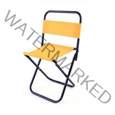 로이마스터 휴대용 사각 접이식 의자 등받이형, 랜덤발송, 1개