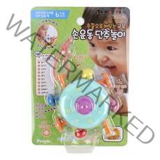 피플투모로우 손운동 단추놀이 6개월이상 촉감발달완구, 혼합색상