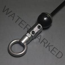 와이어터미널 웨이트고무볼 헬스기구 고무볼 헬스와이어 우레탄와이어 1등급 헬스케이블 랫플다운 랫타워 케이블크로스오버, D형 터미널 1개